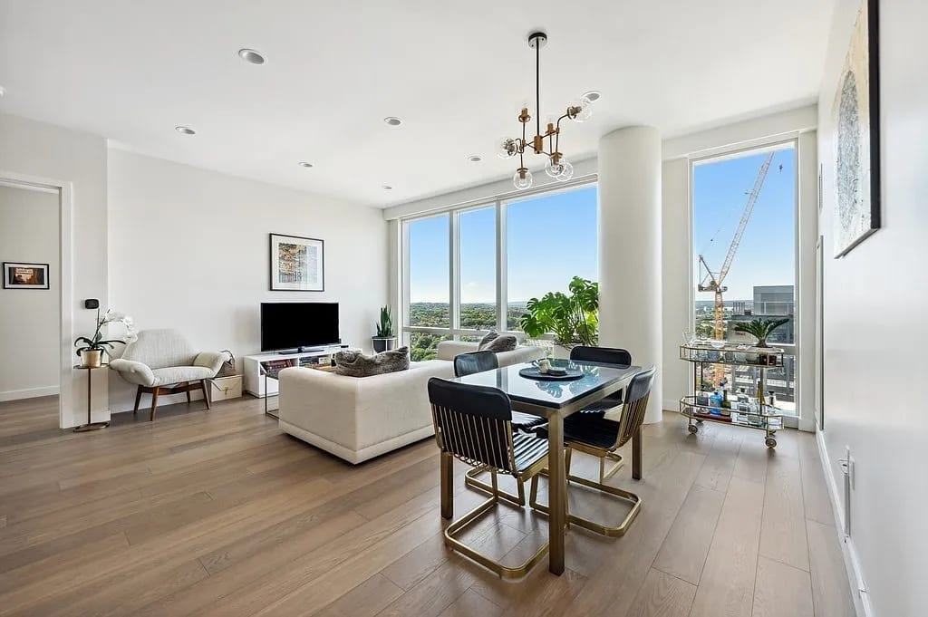 Modern Urban Condo interior remodel showcasing modern design in Washington DC