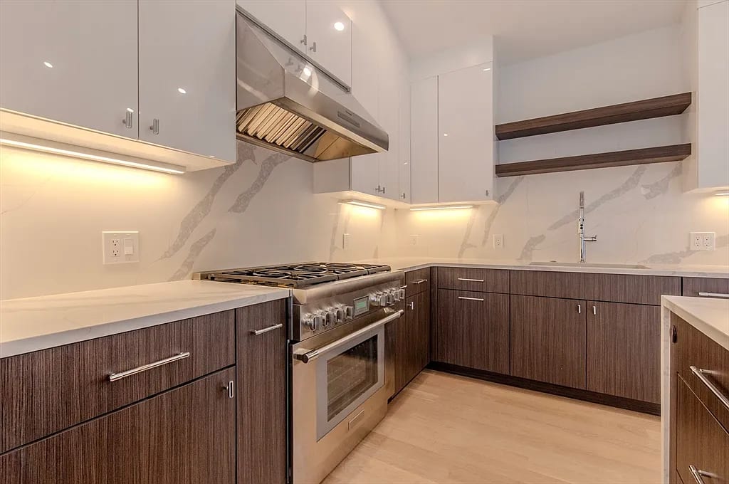 Penthouse Condo remodel details and contemporary interior in Washington DC