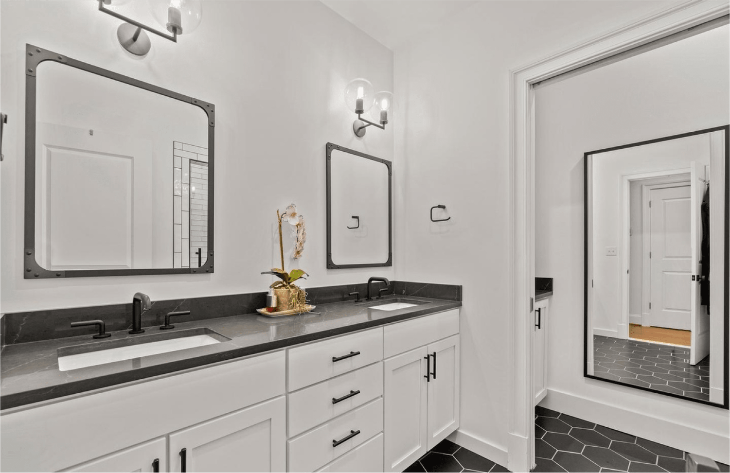 Modern Basement Lounge basement remodel with smart lighting in Washington DC