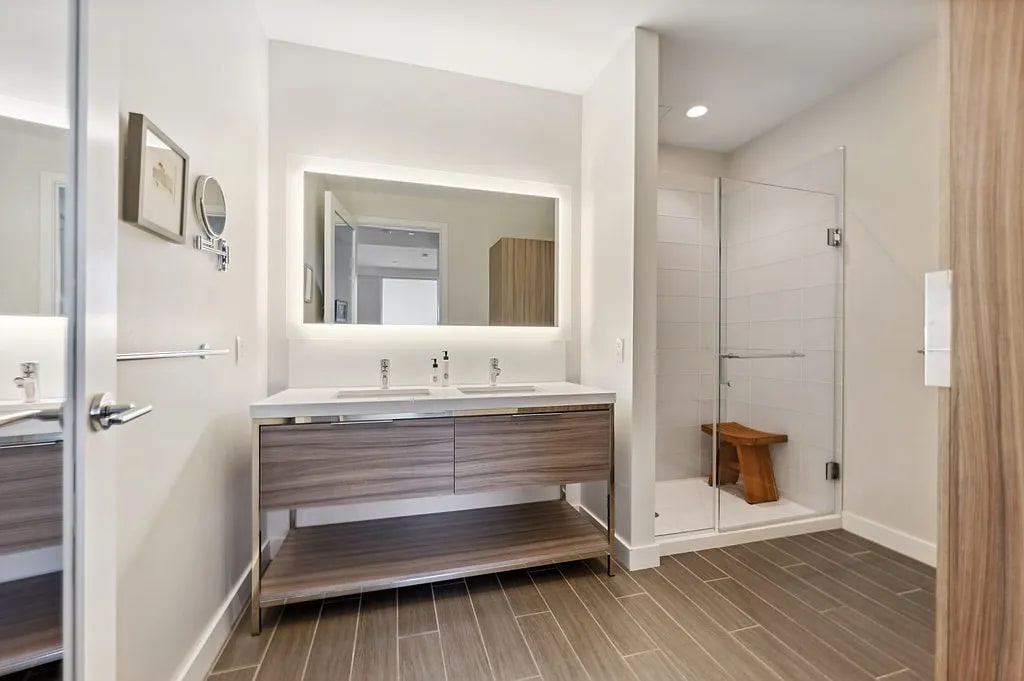 Modern Urban Condo remodel with high-end finishes in Washington DC