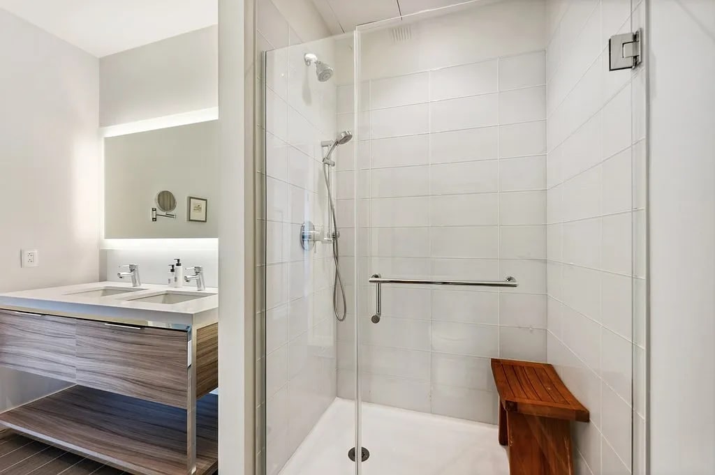 Modern Urban Condo renovation detail shot in Washington DC