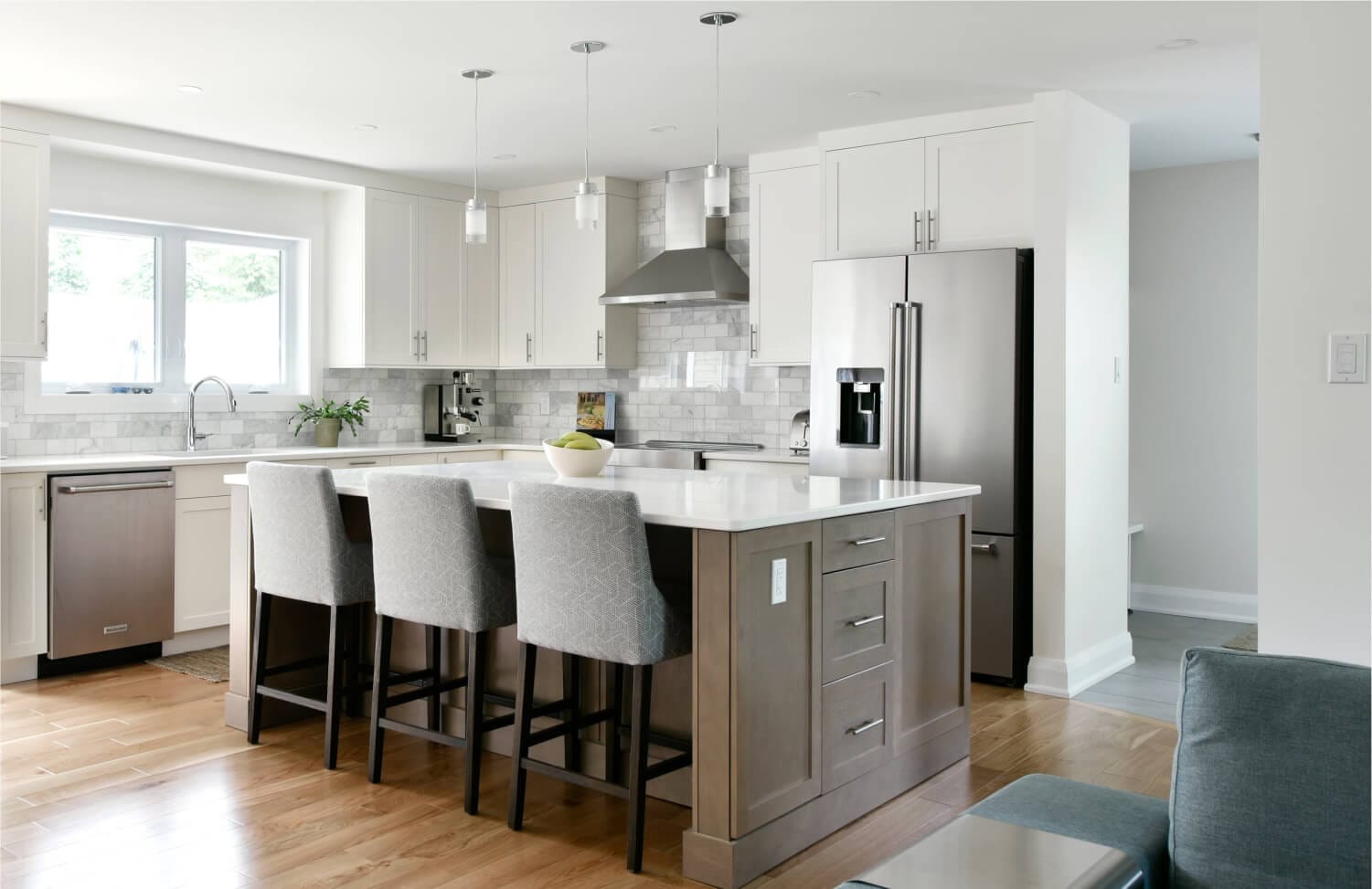 Minimal Elegance kitchen remodel with clean lines and neutral tones in Washington DC