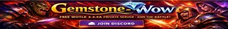 Gemstone-WoW WotLK 3.3.5a Banner