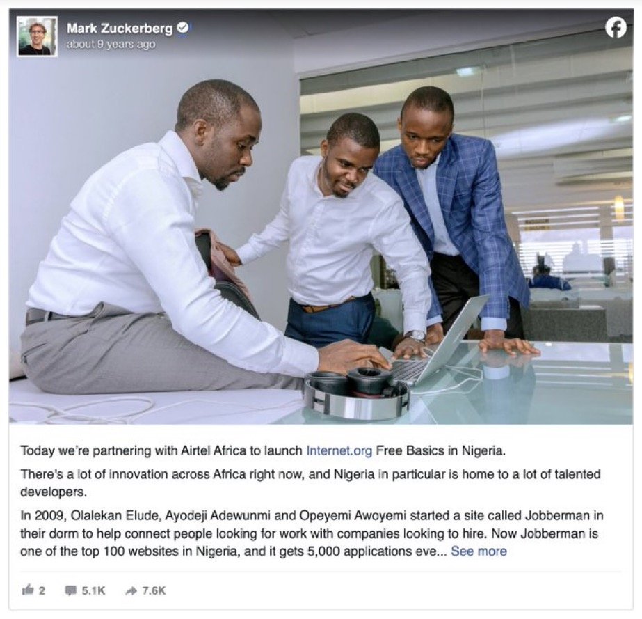 Facebook Handed Nigerian Founders Free Distribution. Almost Nobody Took It. in z/startups