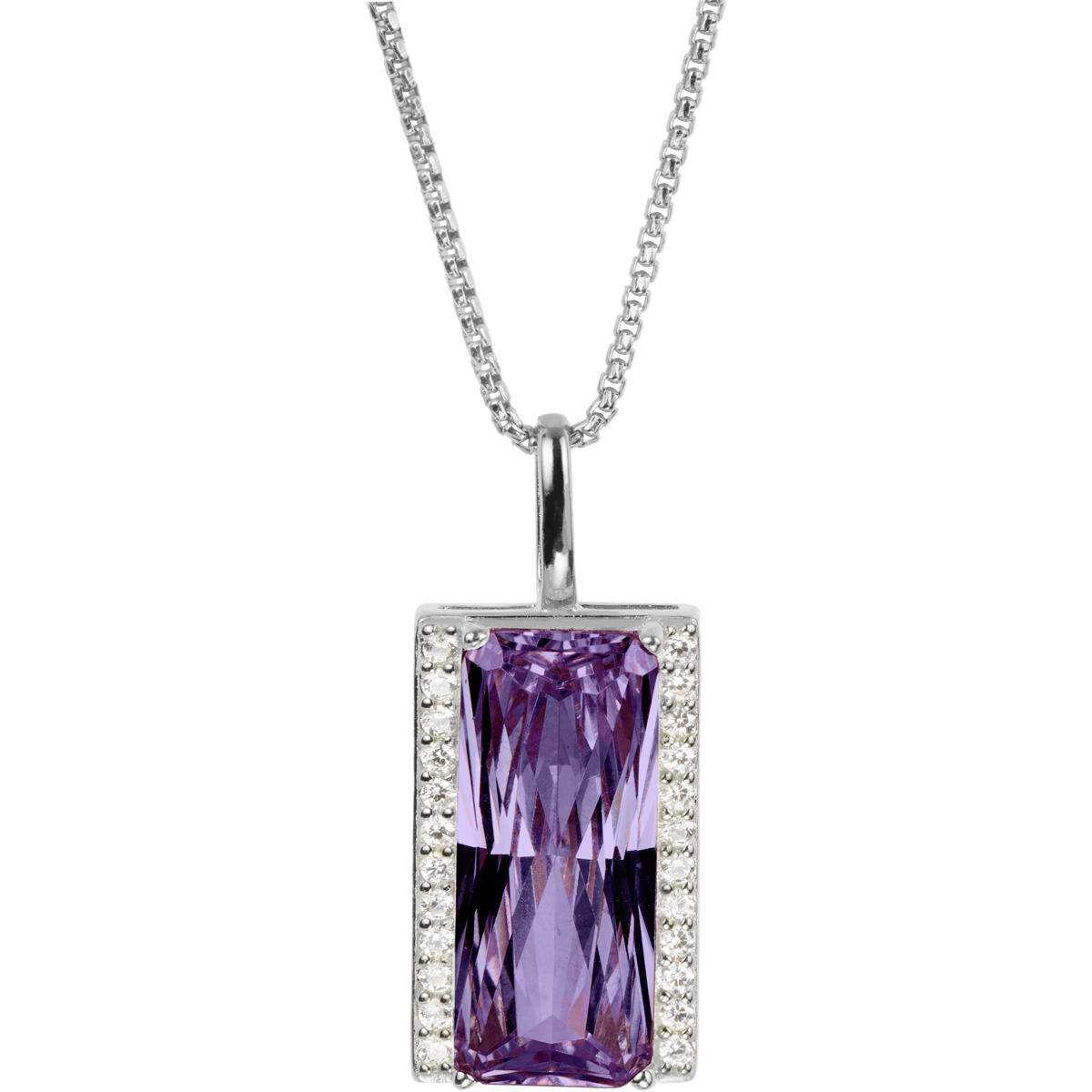 Necklace Sterlingsilver with Zirconia