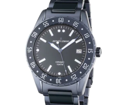 Skip to the beginning of the images gallery Zoom in Add to Wish List Jacques Lemans 42-10E Liverpool Ceramic Mens