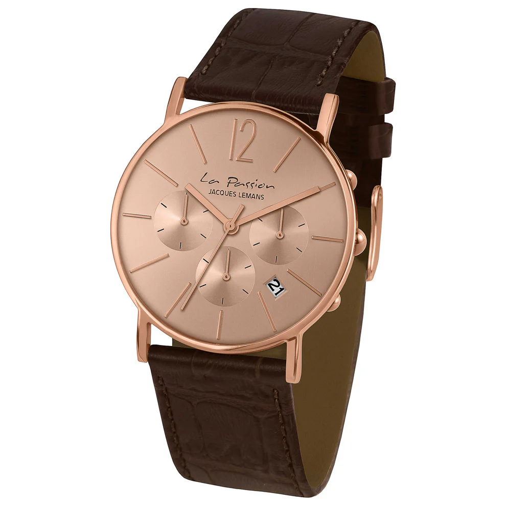 Jacques Lemans  La Passion Rose Gold Dial Unisex Watch