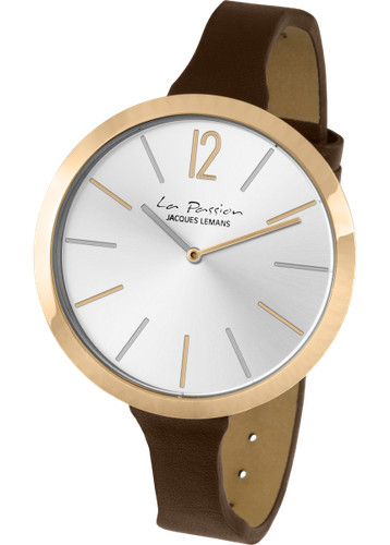 JACQUES LEMANS La Passion LP-115D Women's Watch Stainless Leather Quartz 5Bar