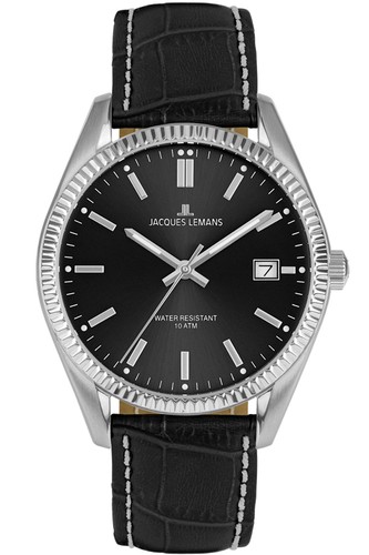 Jacques Lemans Men's Watch Black 50-3P
