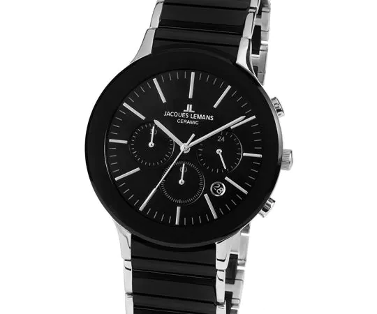Jacques Lemans 1-1854A Dublin Ceramic Chronograph Mens Watch