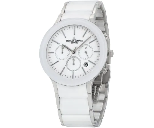Jacques Lemans 1-1854B Dublin Chronograph Mens Watch 42mm 5ATM