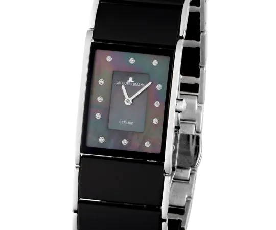 Jacques Lemans 1-1940F Dublin Ceramic Ladies Watch 24 x 28 mm