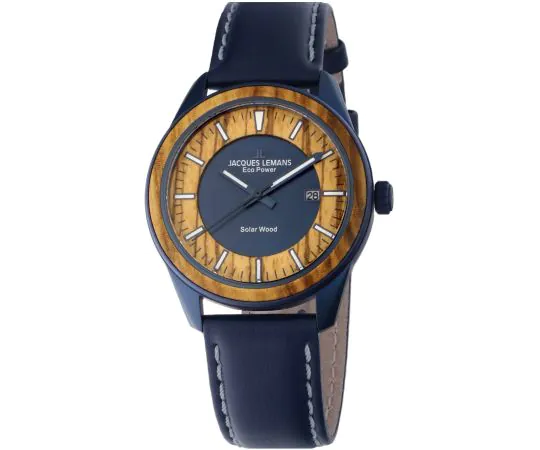 Jacques Lemans 1-2116K Eco-Power Men's Solar Mens Watch 40 mm