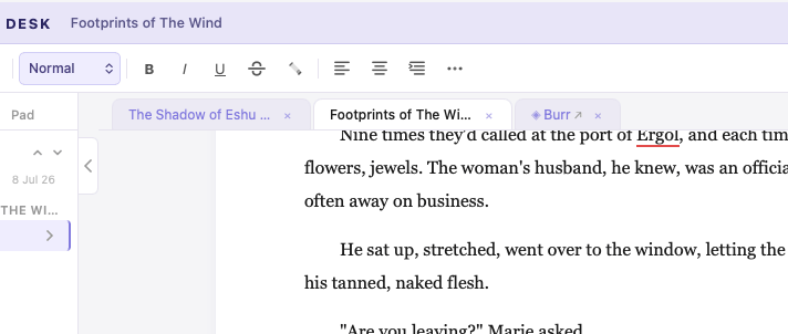Multiple reference tabs open beside the manuscript