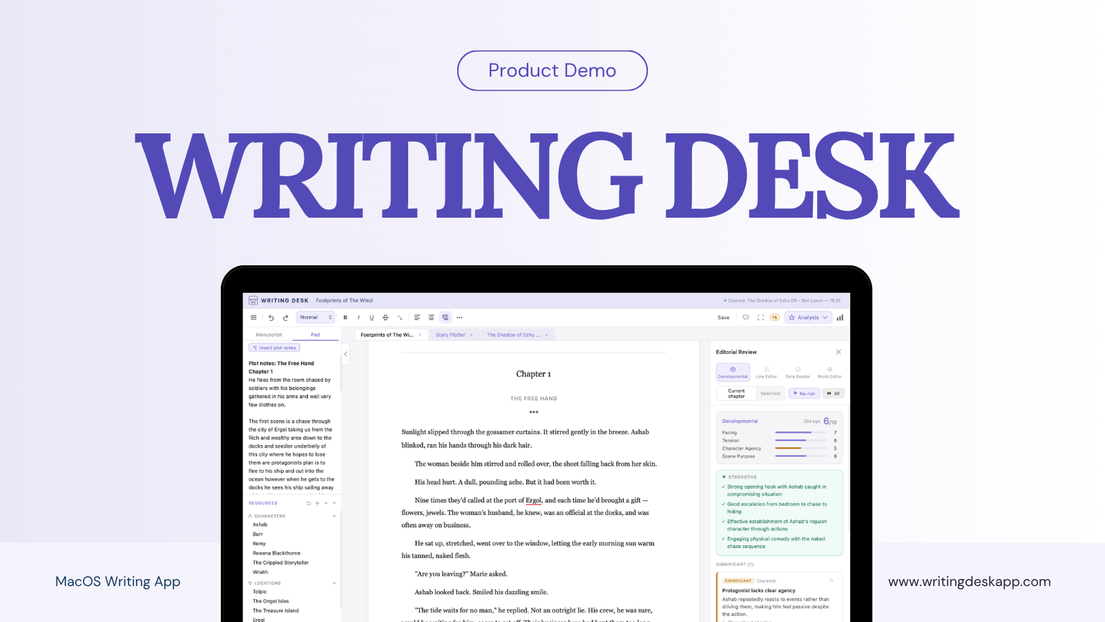 Writing Desk demo video thumbnail