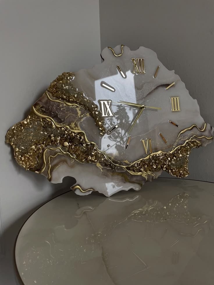 Fusion Geode Wall Clock