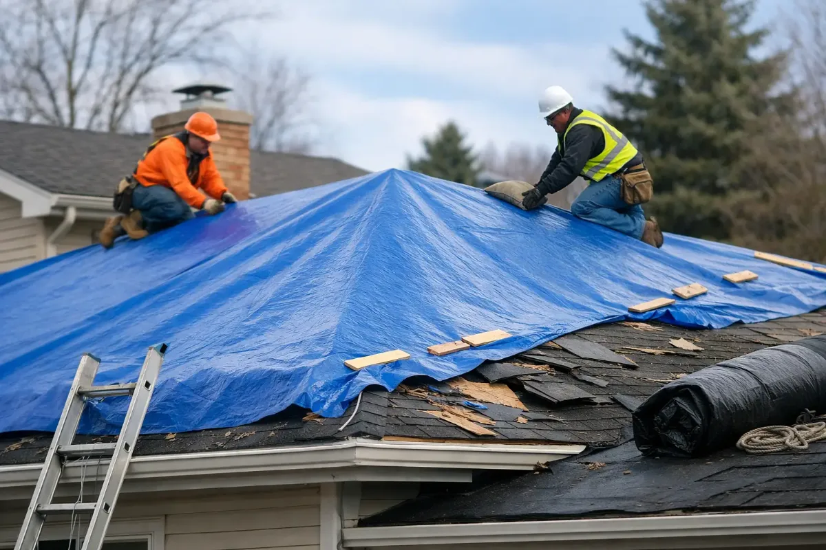 Emergency Roof Tarping Brookfield WI