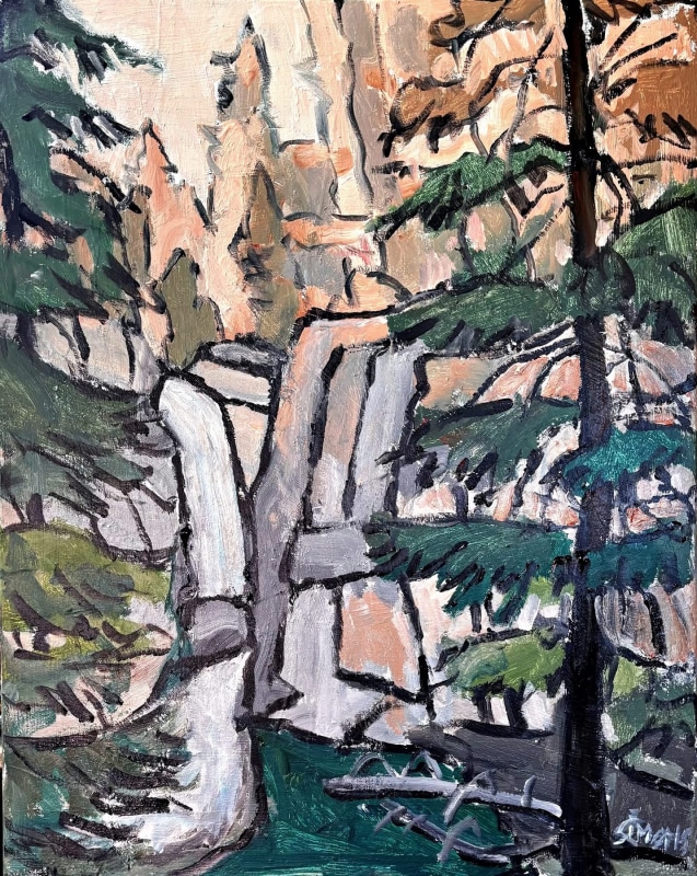 JOHNSON CANYON" 24x30" acrylic/ canvas.