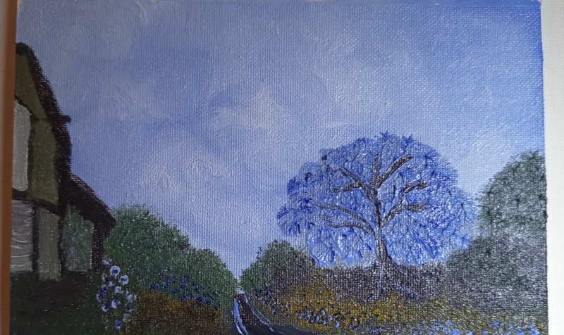 Blue tree