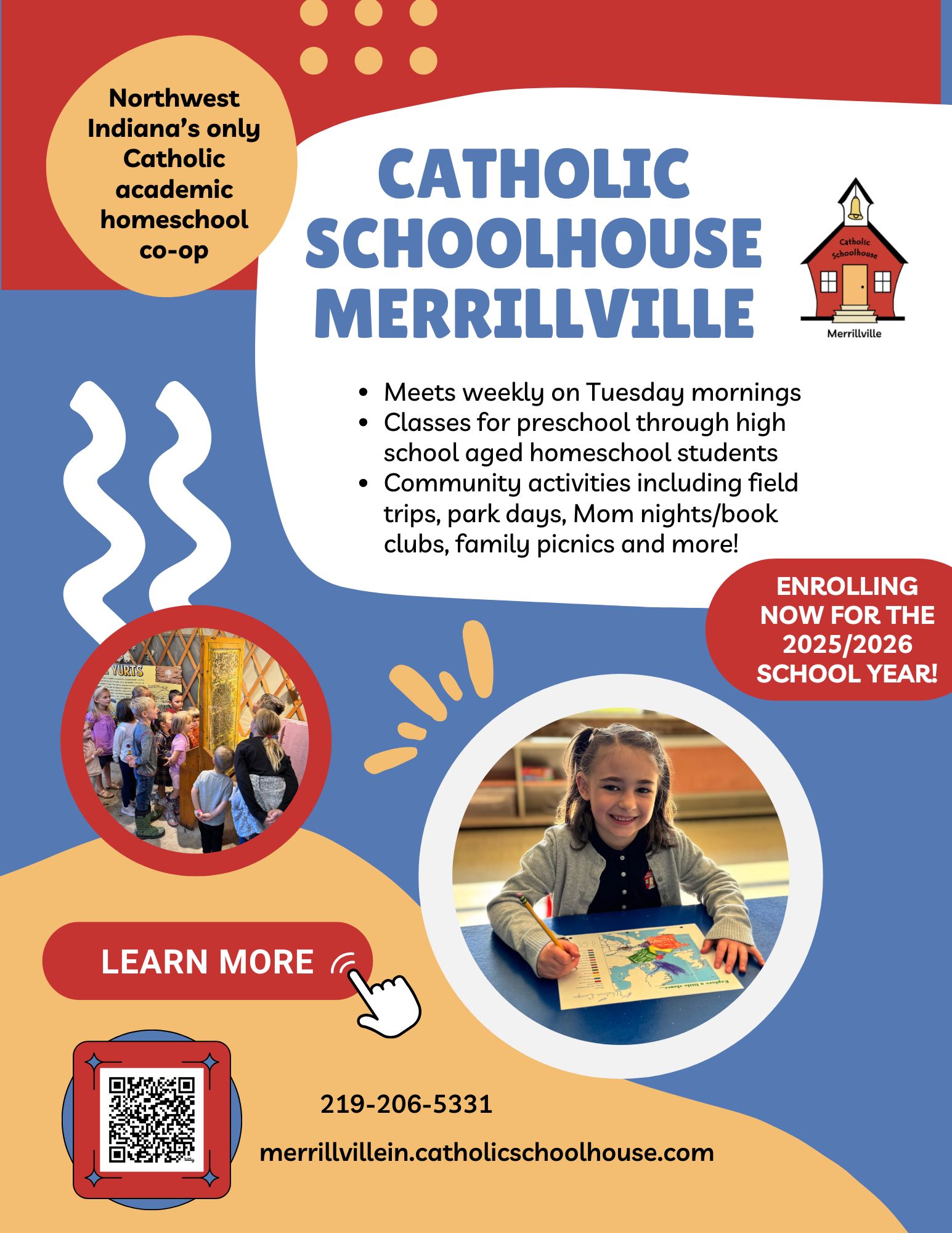 Catholic Schoolhouse Merrillville Flyer