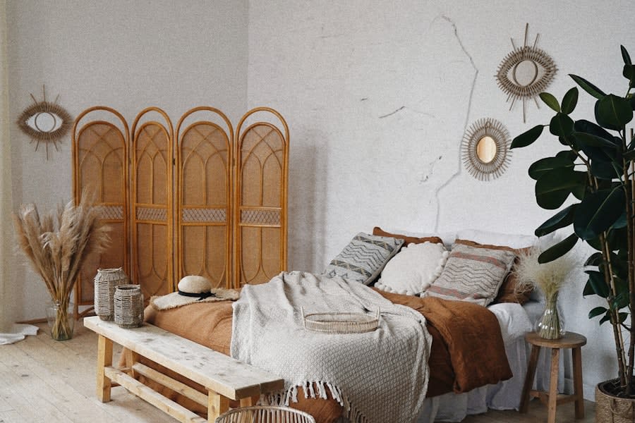 Dormitorio boho