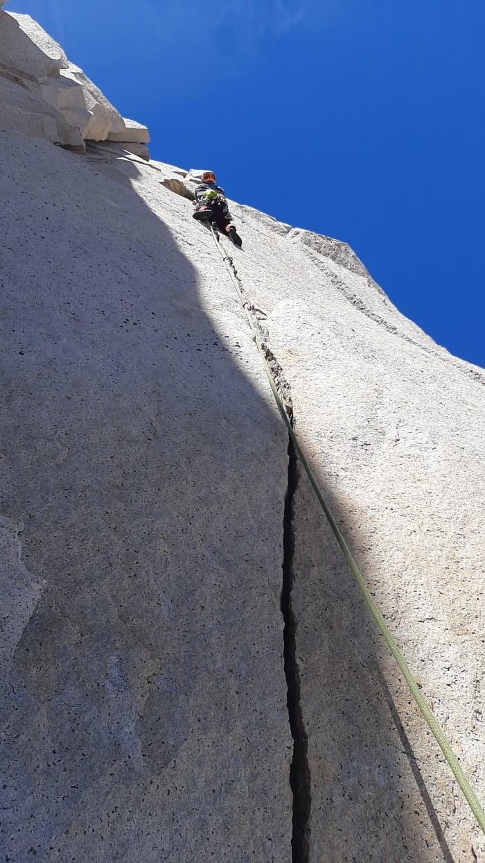 Multi-Pitch Climbing in Bariloche
