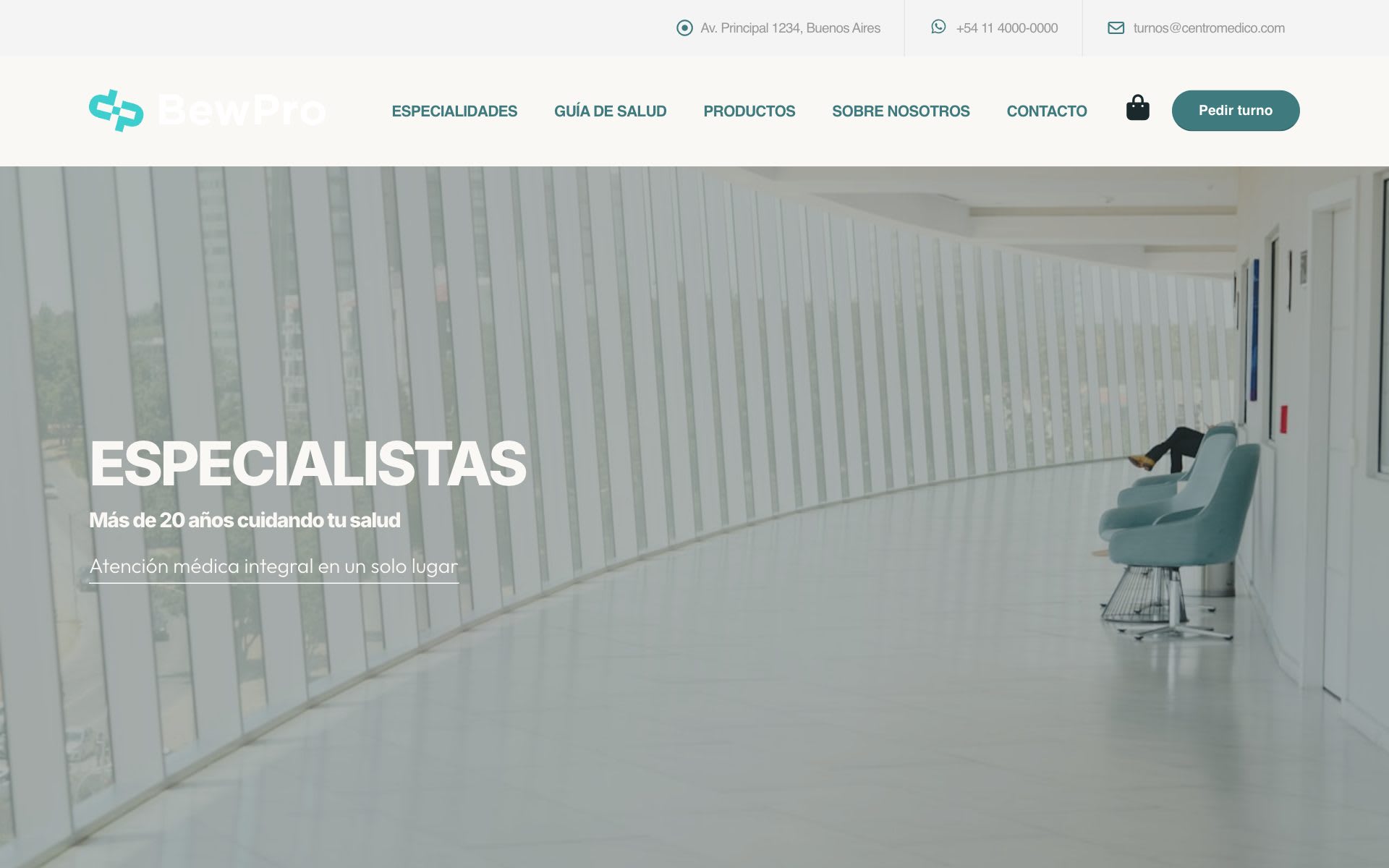 Sitio Web para Clínicas y Consultorios