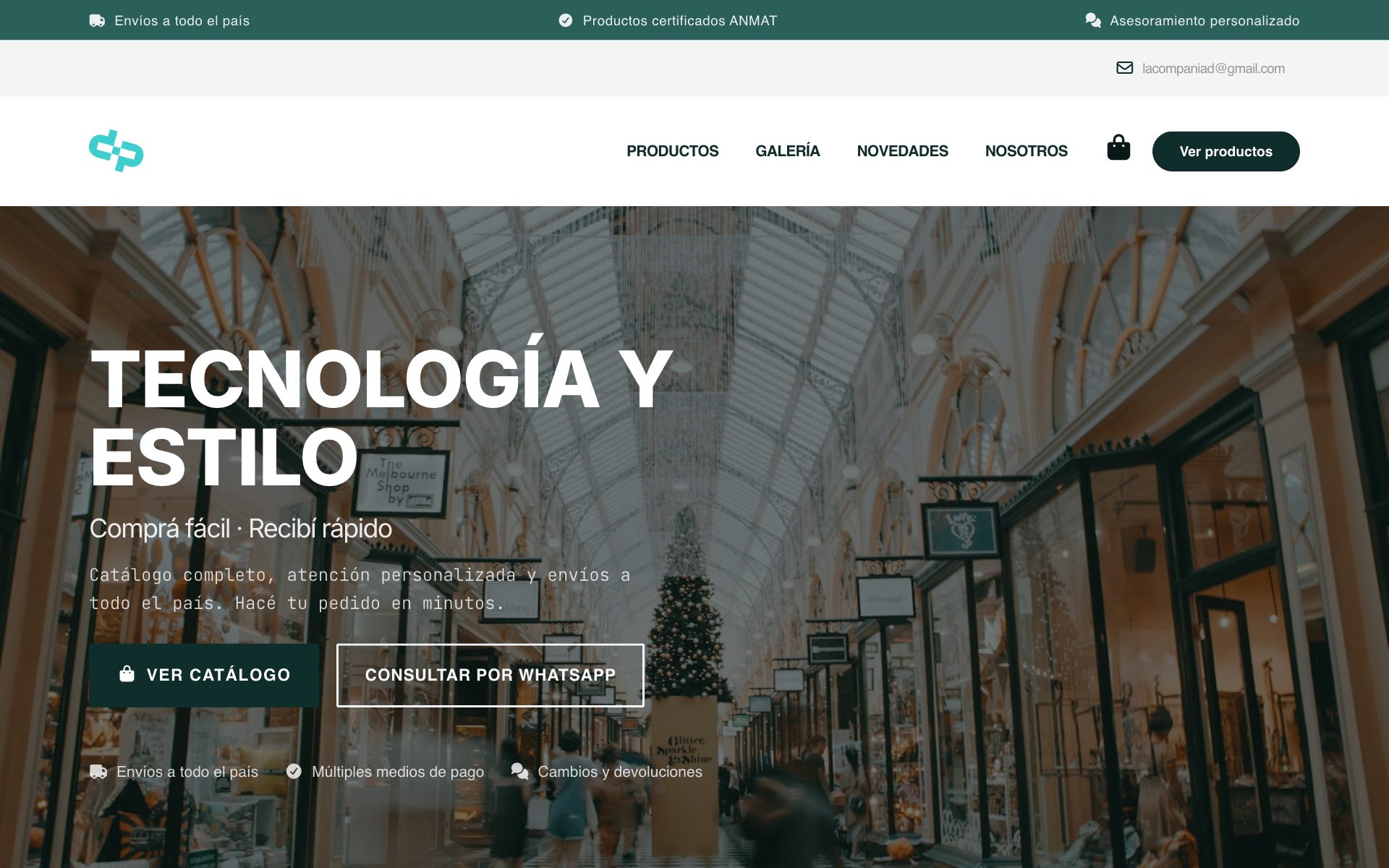 Sitio Web para Tienda