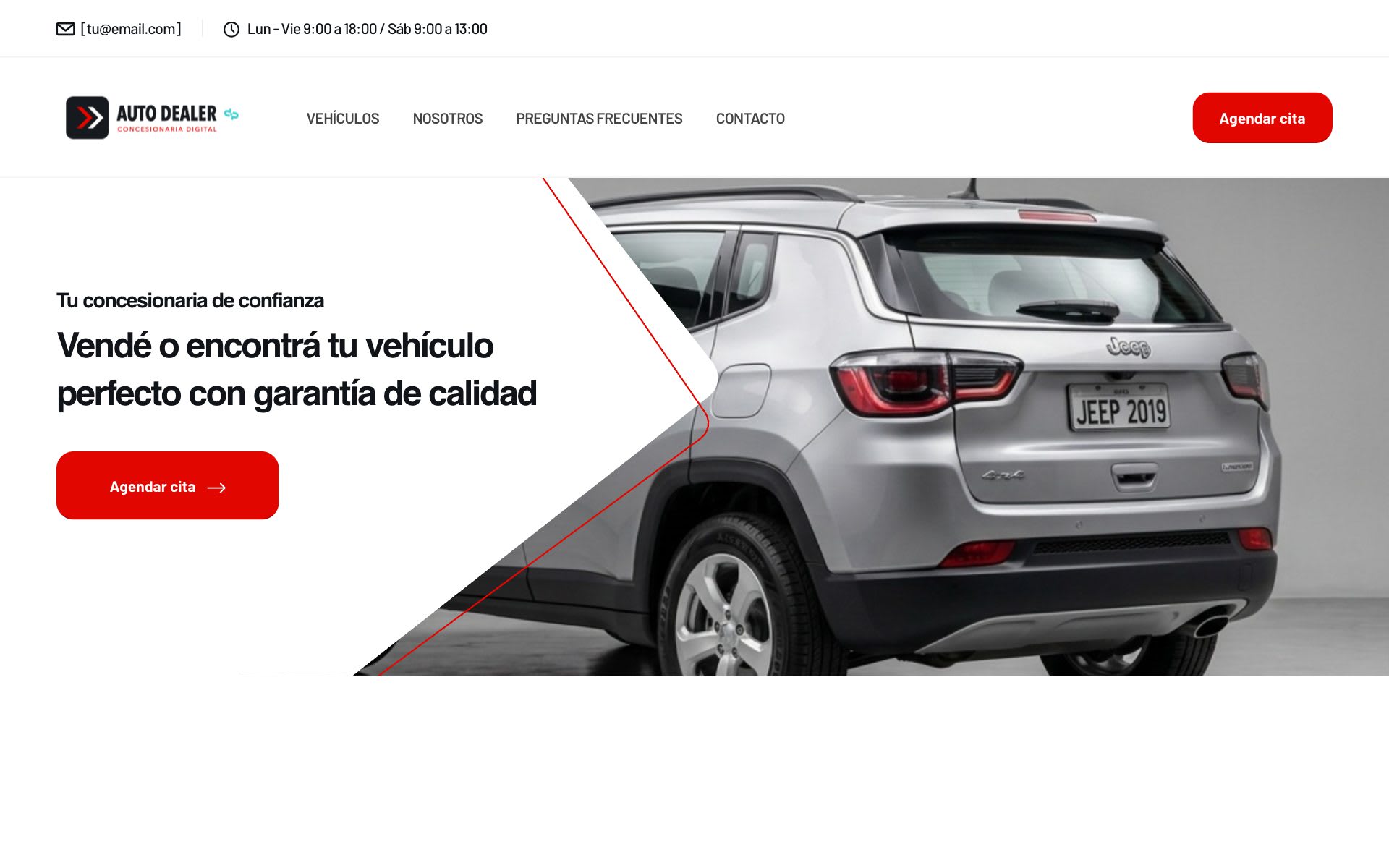 Sitio Web para Concesionaria