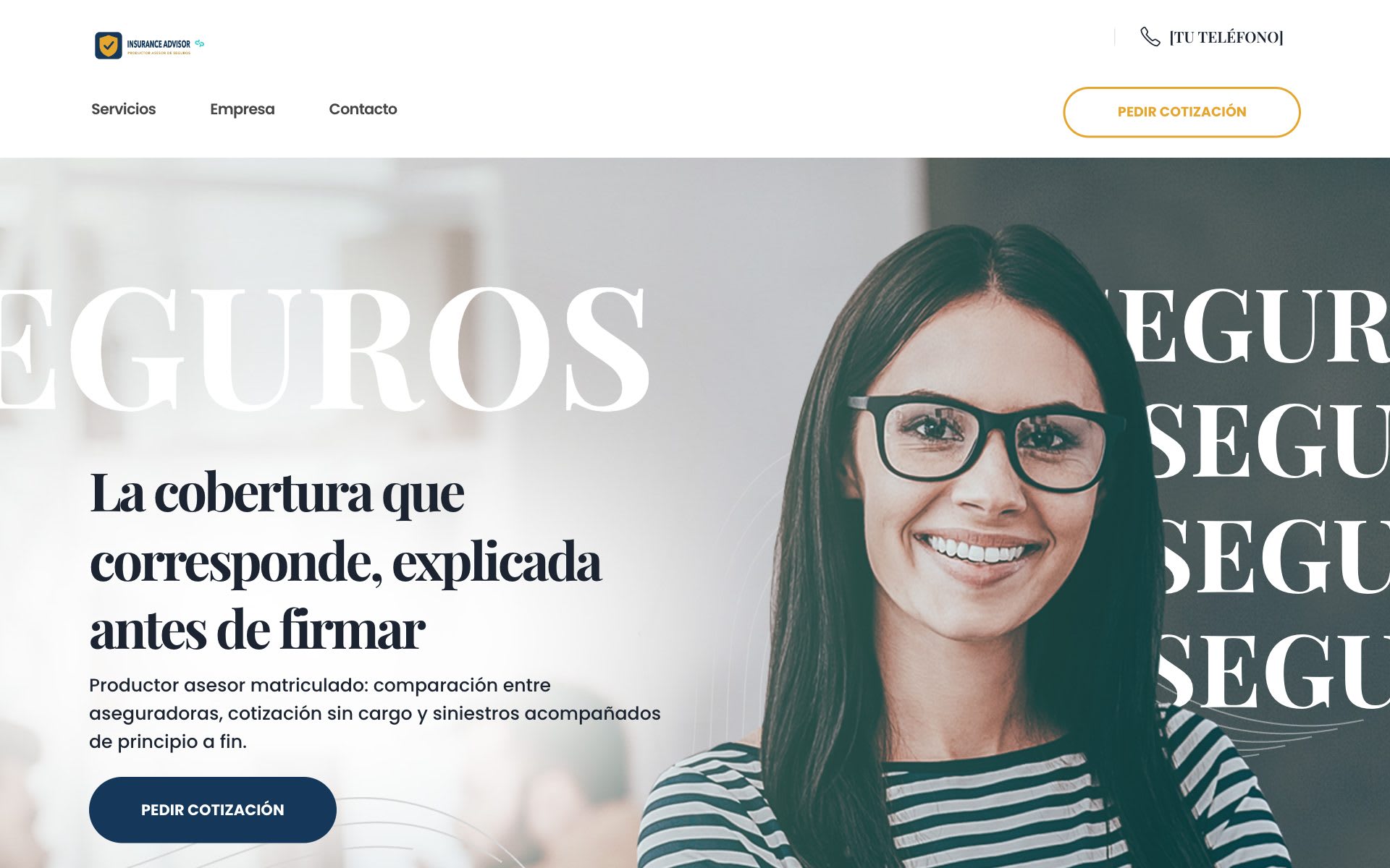 Sitio Web para Productores de Seguros