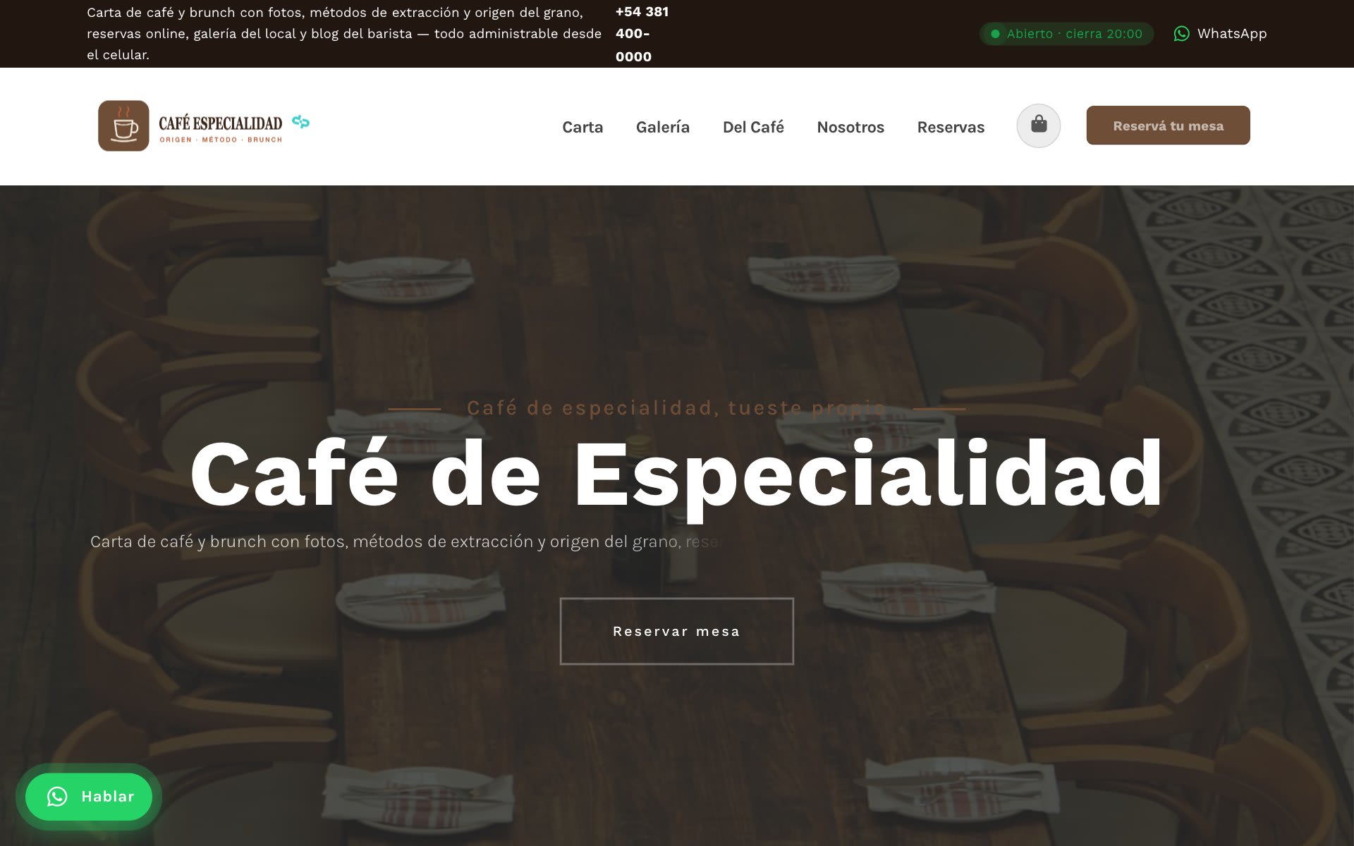 Café de Especialidad