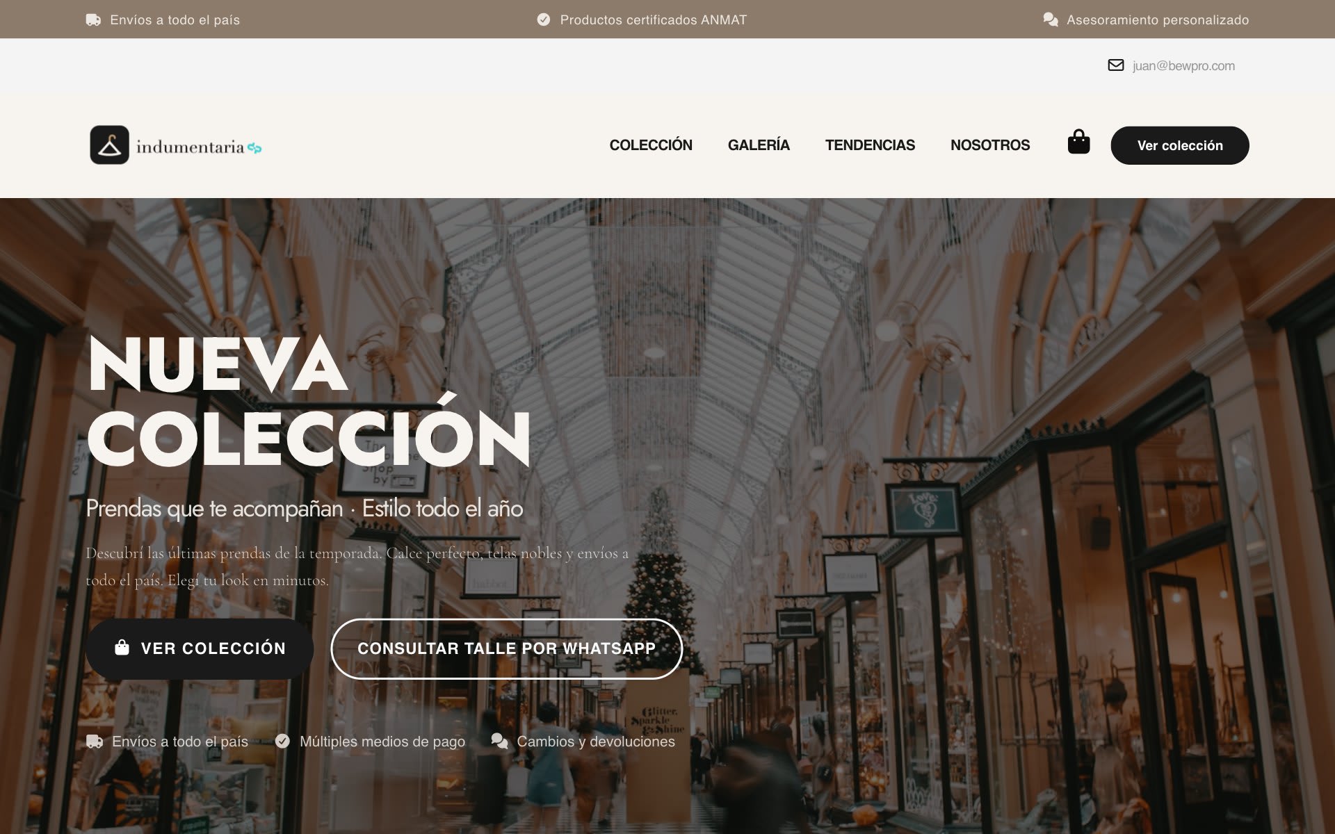 Tienda de Indumentaria