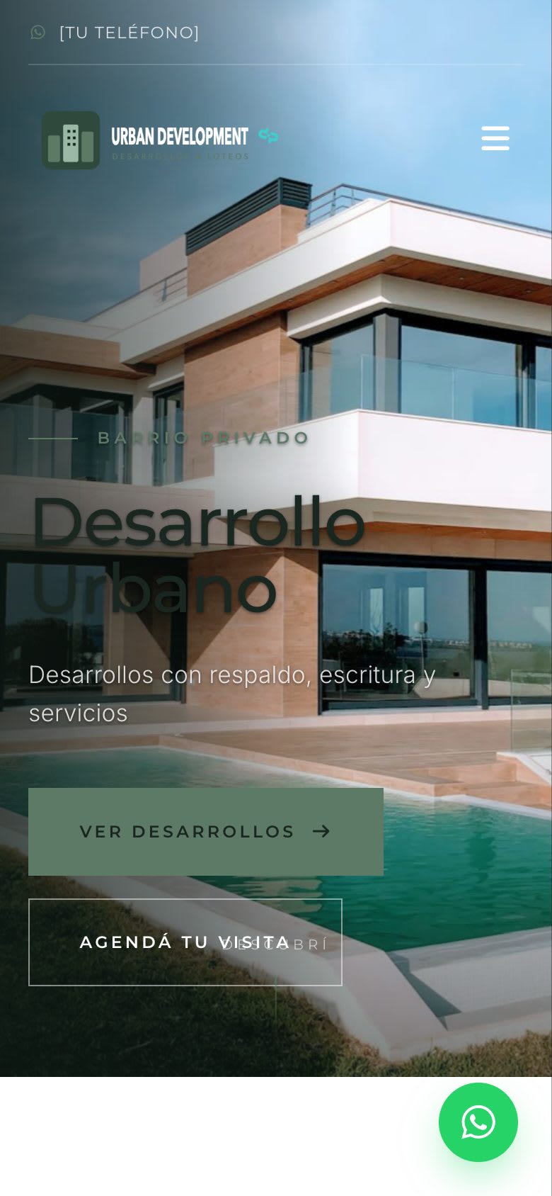 Desarrollo Urbano móvil