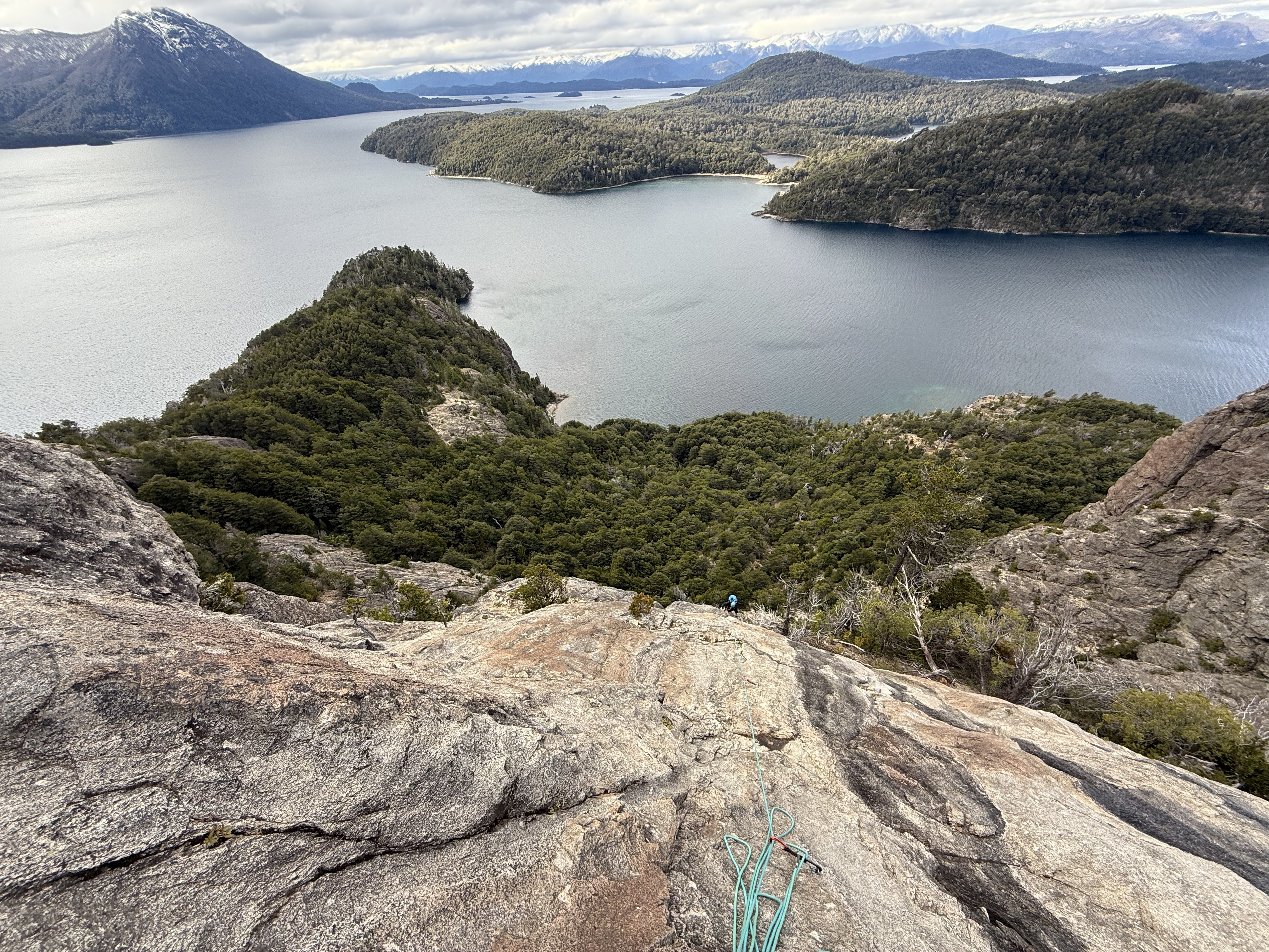 Escalada multi largos en Bariloche