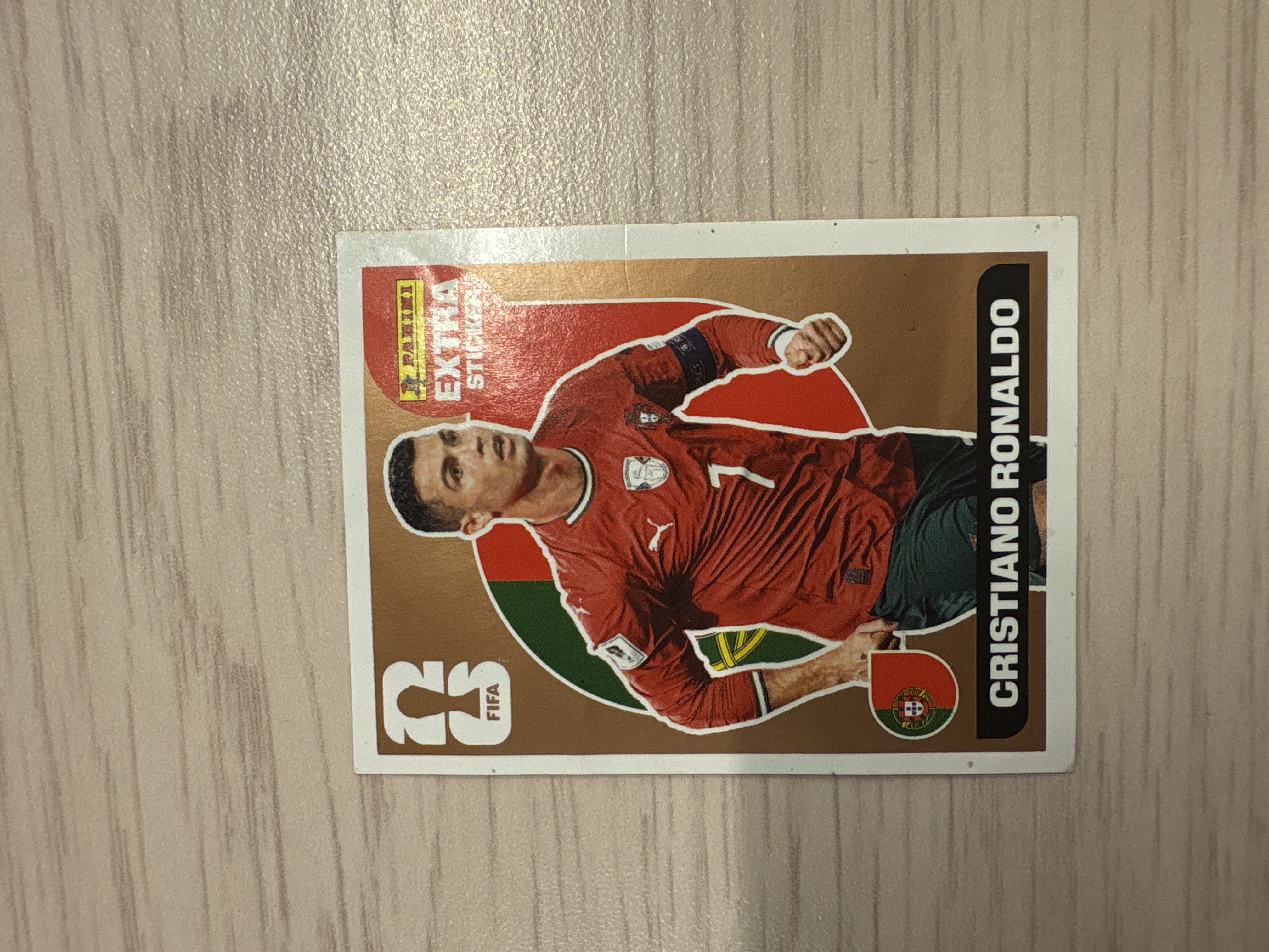Lámina de colección CR7