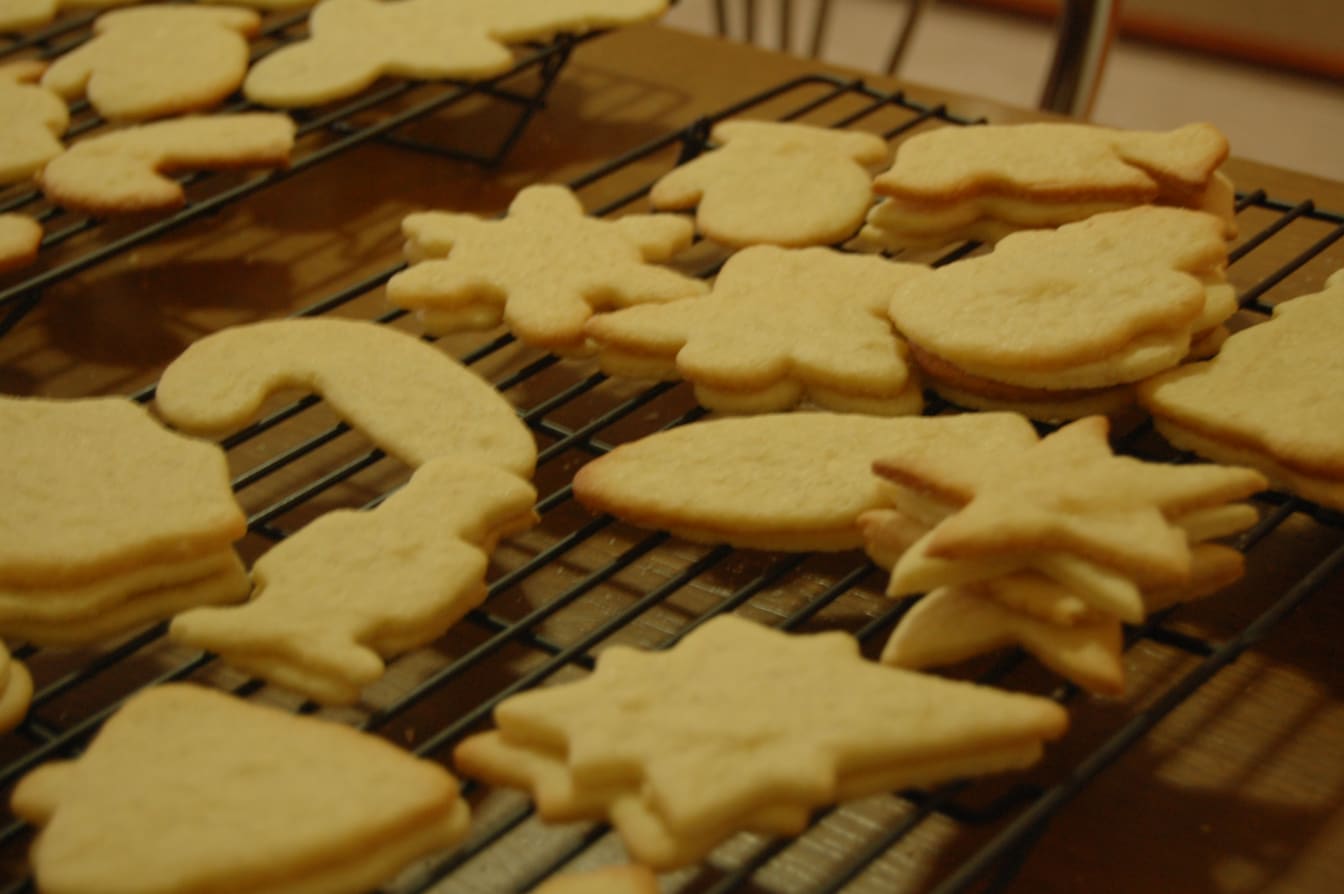 These will be decorated tomorrow at a small Christmas party Joshua and I are hosting.