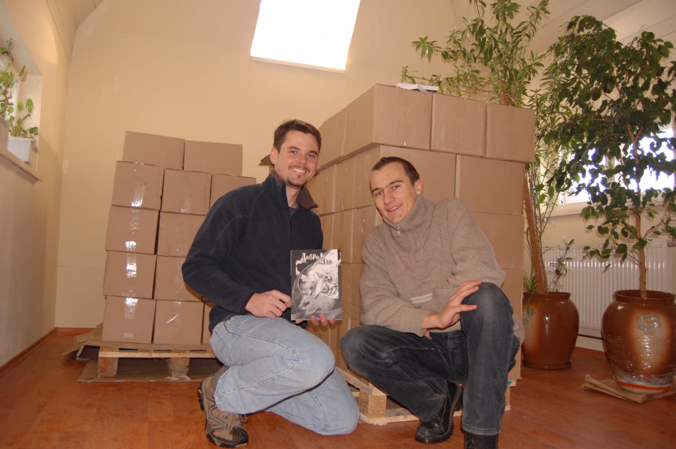 We are very grateful to have these books and we&rsquo;re excited to get them into the hands of Ukrainians.