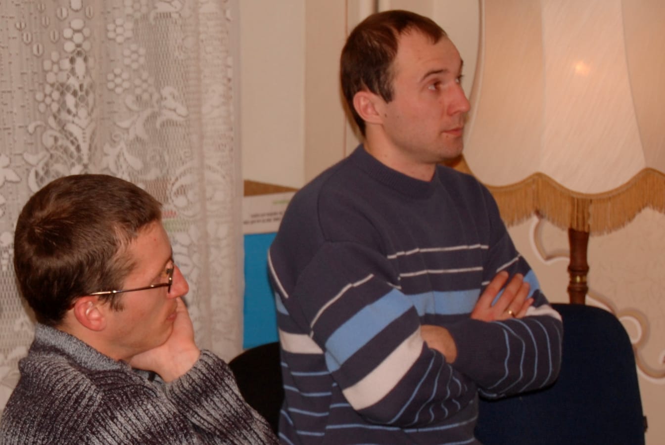 Marian and Taras are among our most faithful attendees.