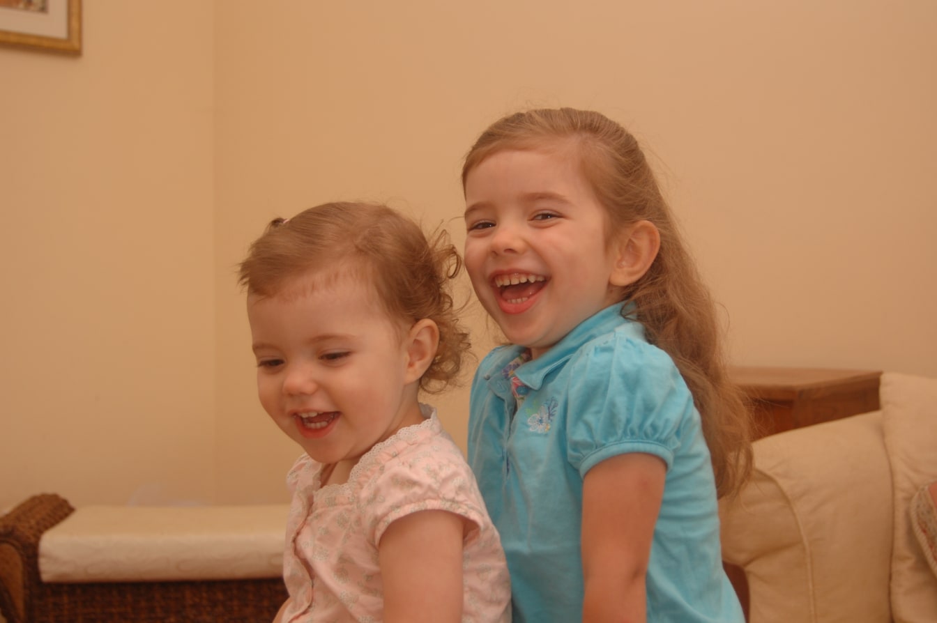 Beka and Abby are growing all the time! Abby will be four in September. Beka is 19 months.