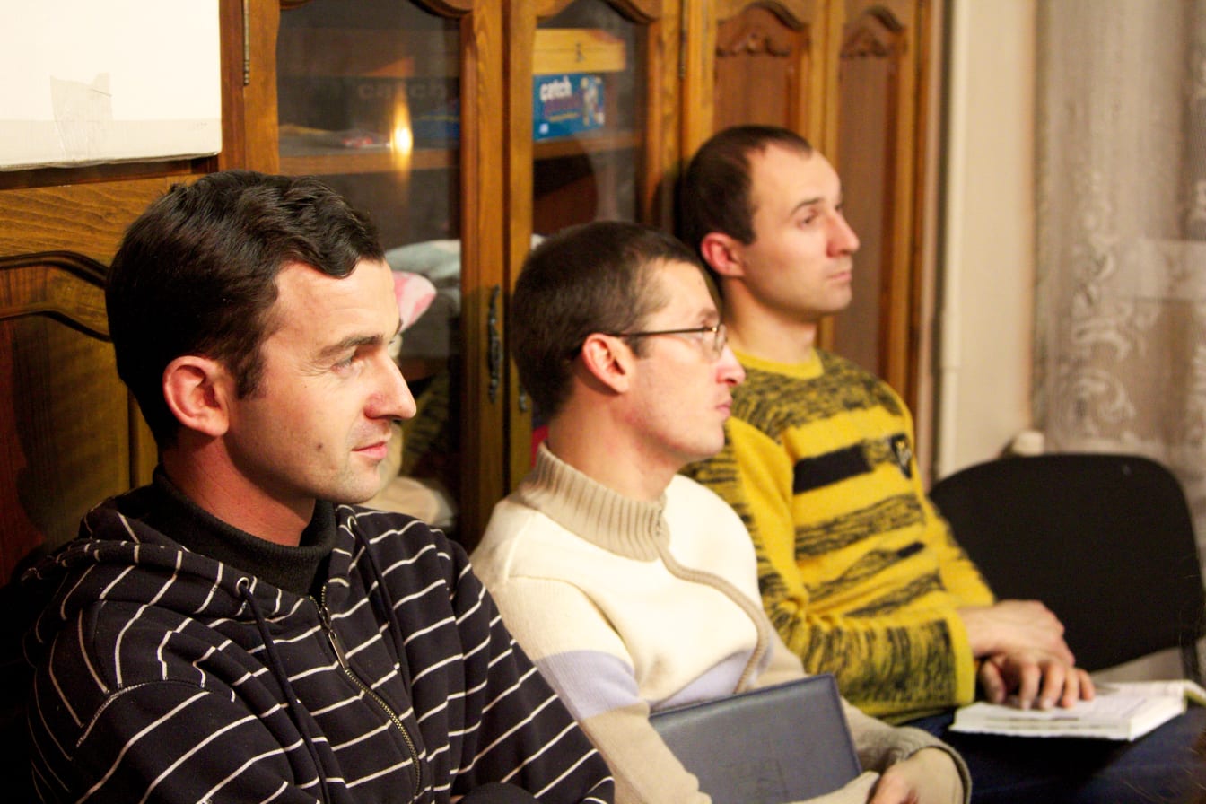 Ivan (left) is one of our most faithful attendees and also a believer.