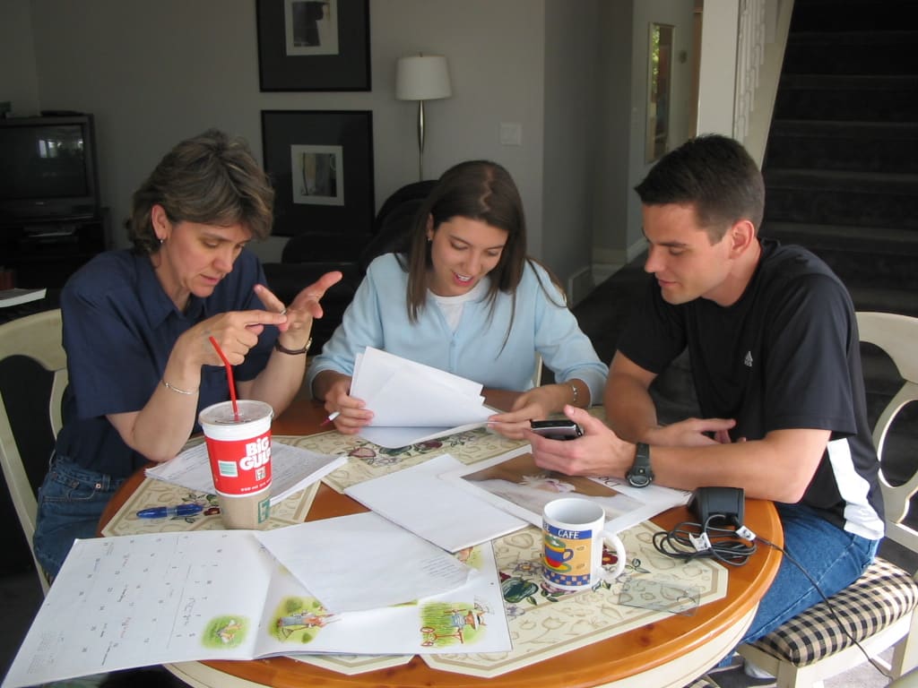 Planning the wedding at the Powells’ home in Canada