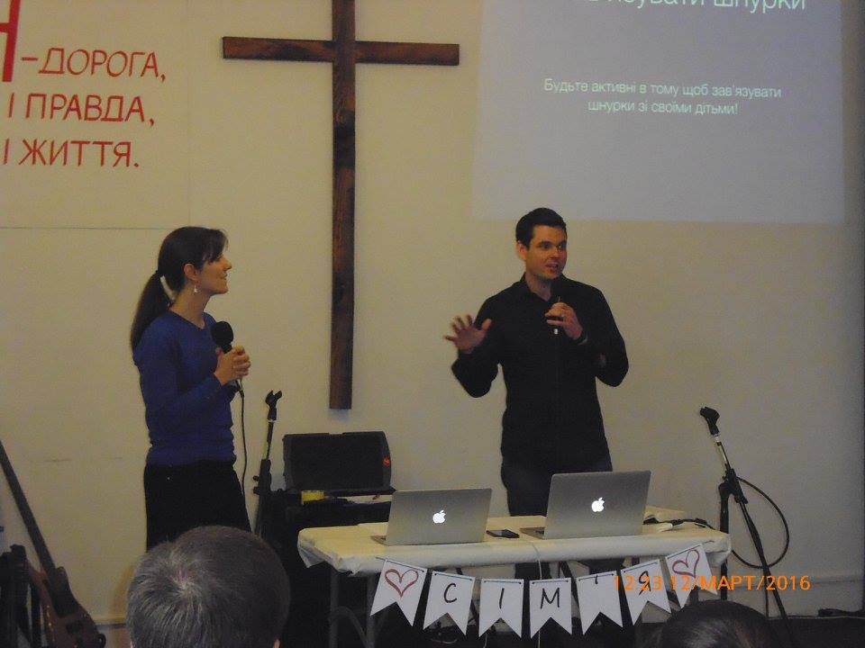 Kelsie and I took turns speaking as we progressed through six sessions of material.