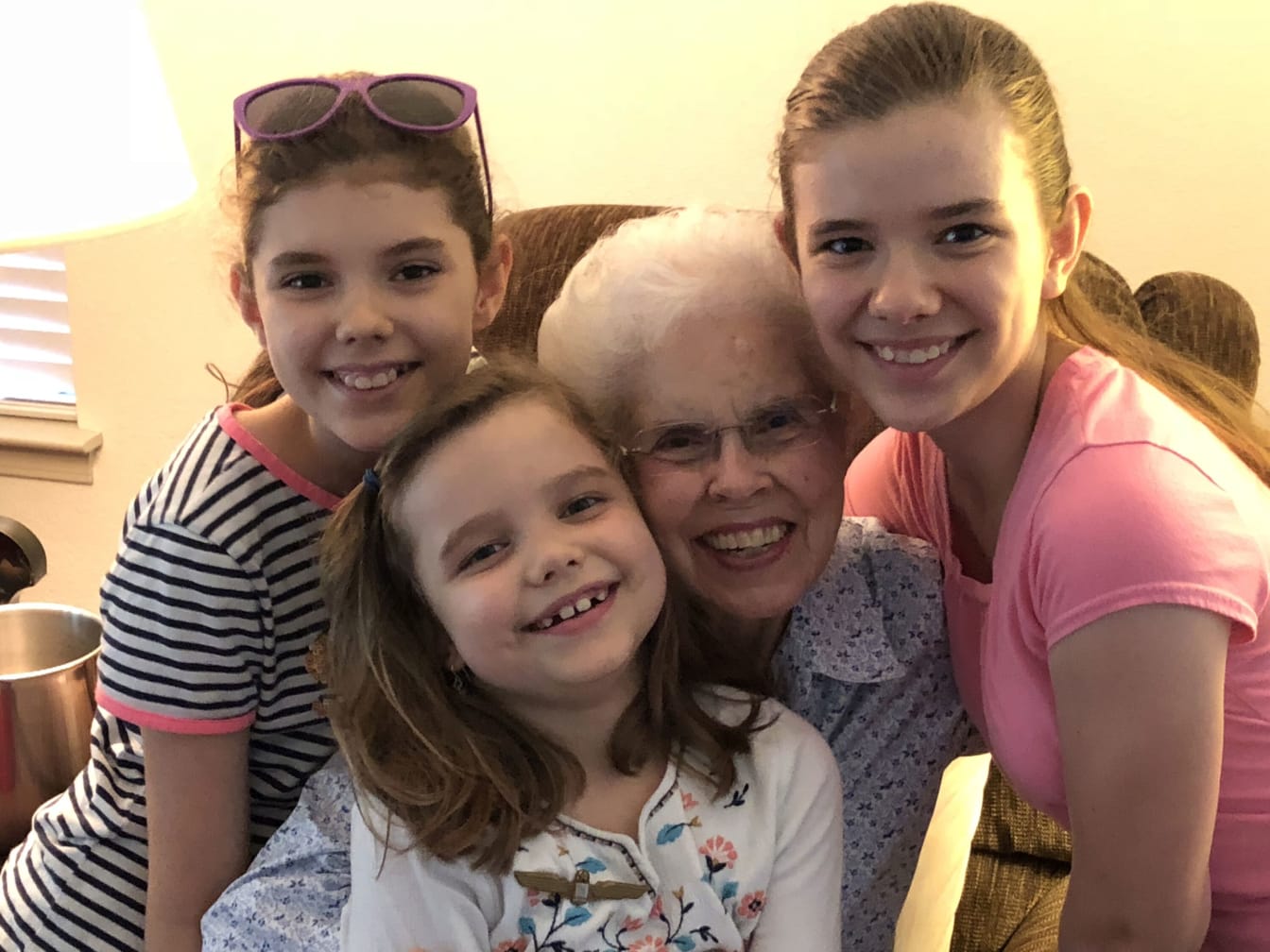 Group hug with Ma!