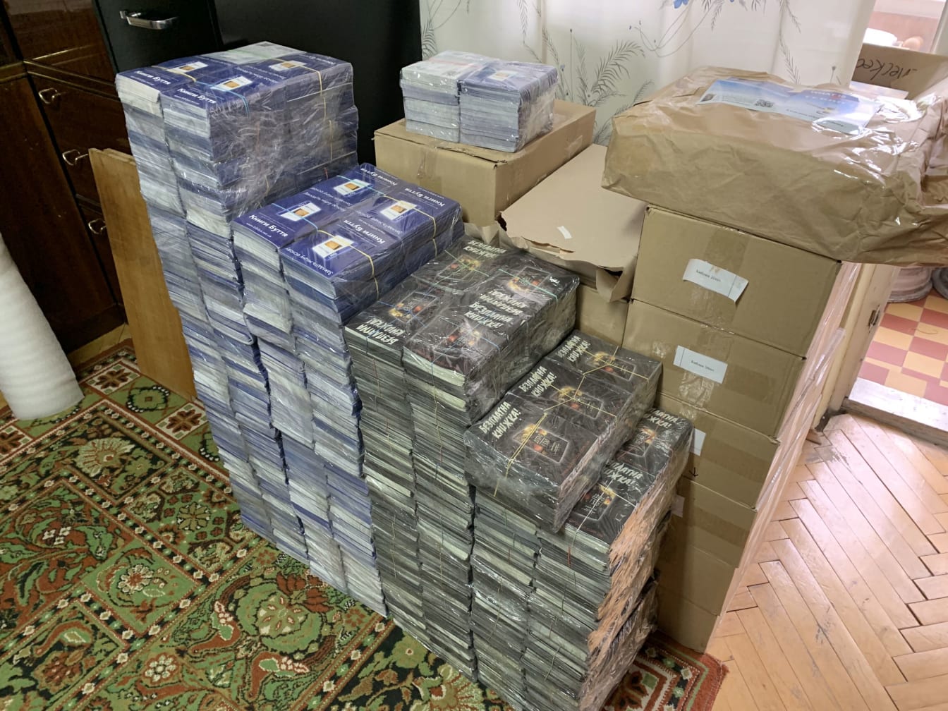 The CMO 2019 &ldquo;ammo dump&rdquo;. In a matter of weeks, these tracts will be distributed to tens of thousands of people in Ukrainian cities!