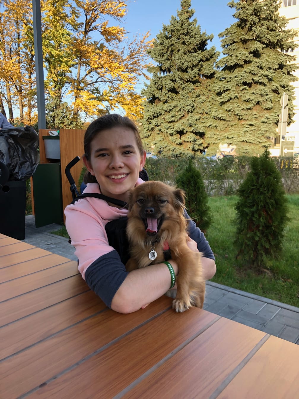 Our dog Macie has really grown to be part of the family. ❤️ She and Abby are especially close with Macie following Abby most everywhere she goes.