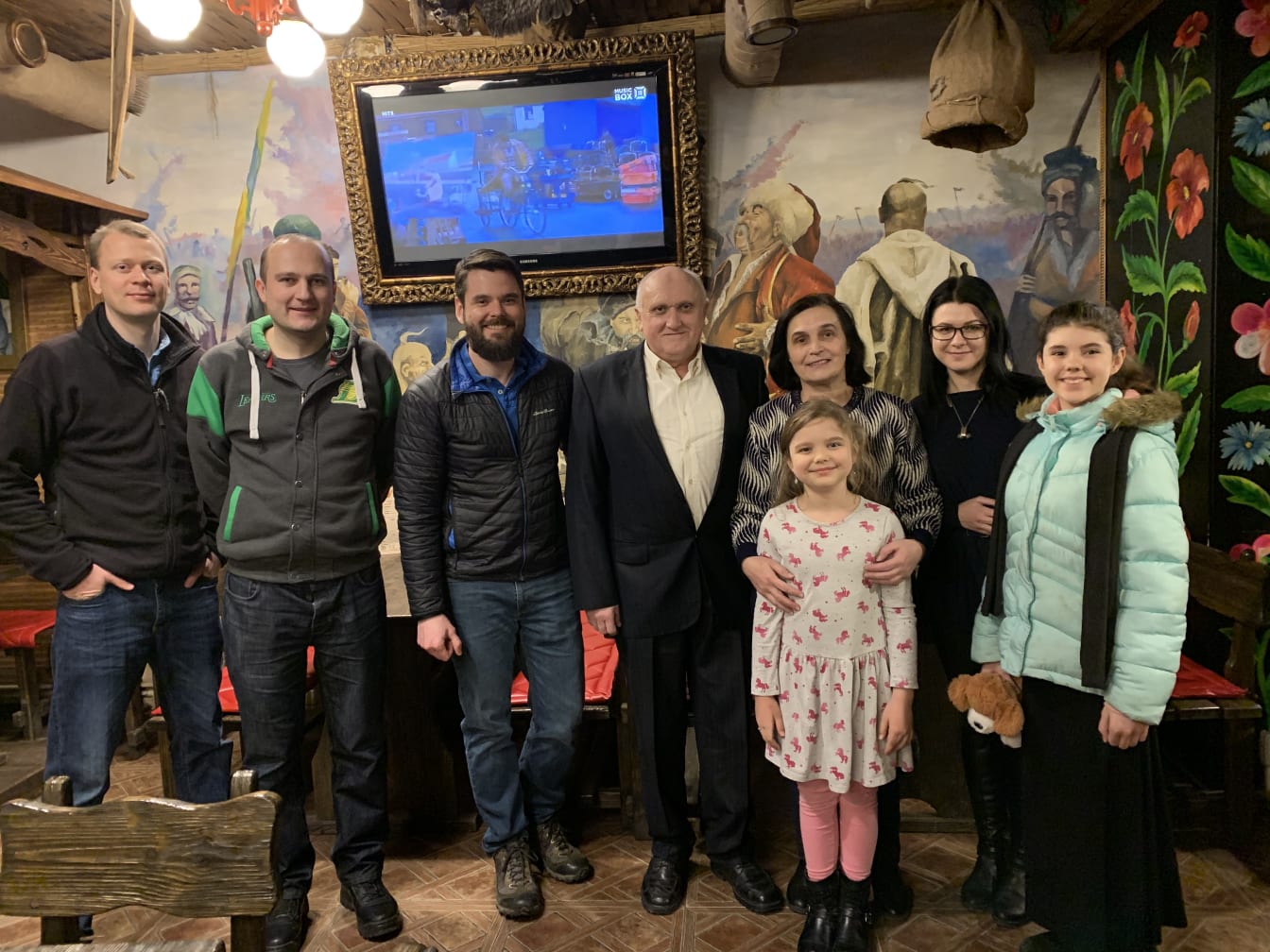 In February, we made a trip to visit some of our Bible First students in the city of Rivne.