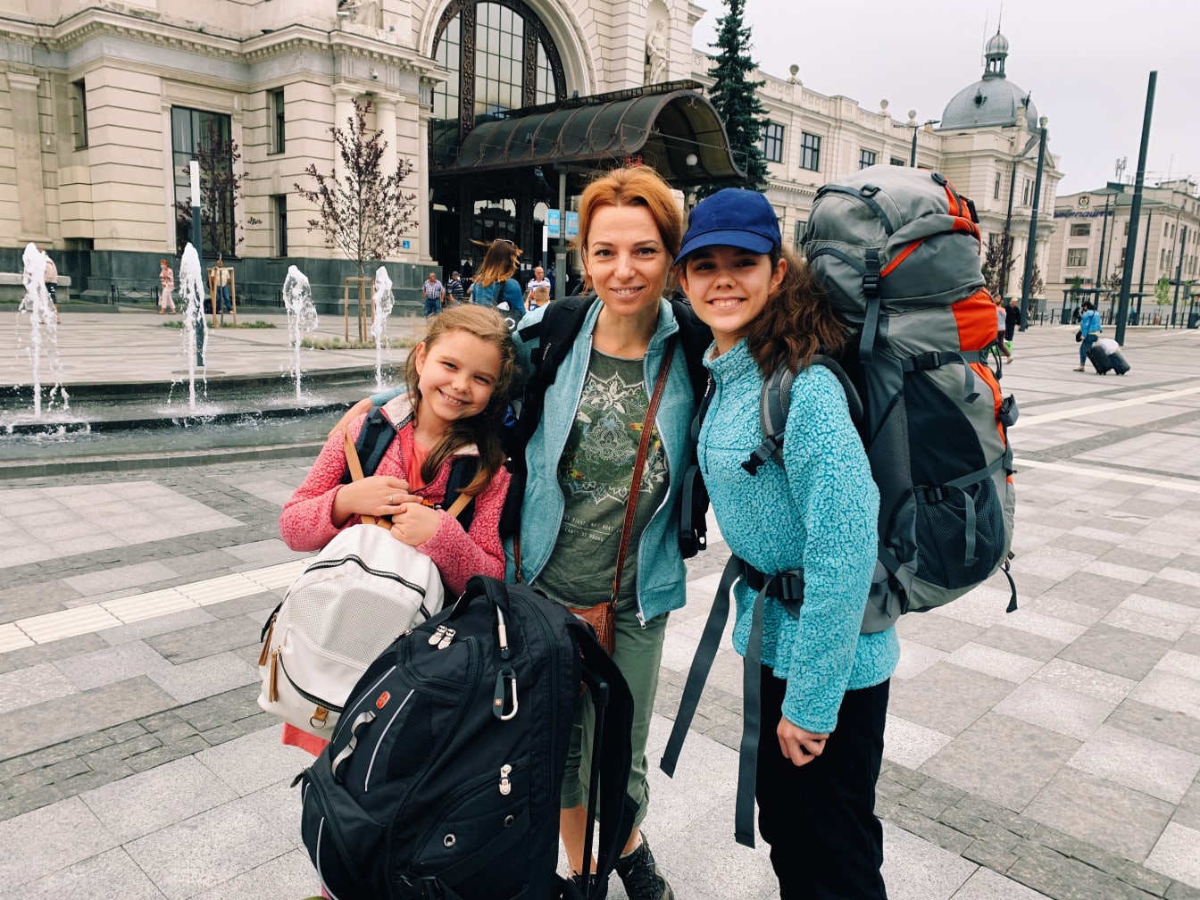 In August, Hosanna and Rebekah took part in a mini summer camp organized by a lady in our church named Margarita (center in the photo above). They spent about a week in the Carpathians and had a fantastic time!