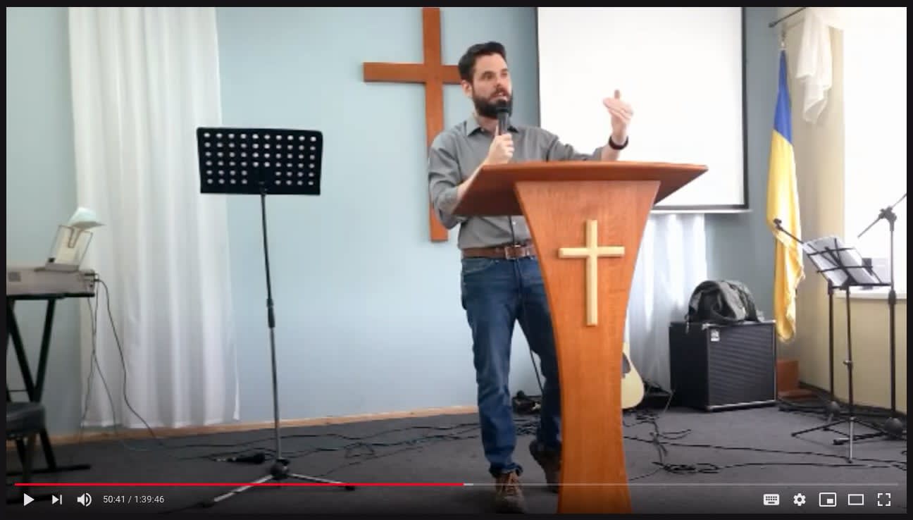 Some people still aren’t able to attend church services in person, so one of the men in the church has been faithful to stream the messages live on YouTube. Care to listen to some Ukrainian preaching? Check out the video here!