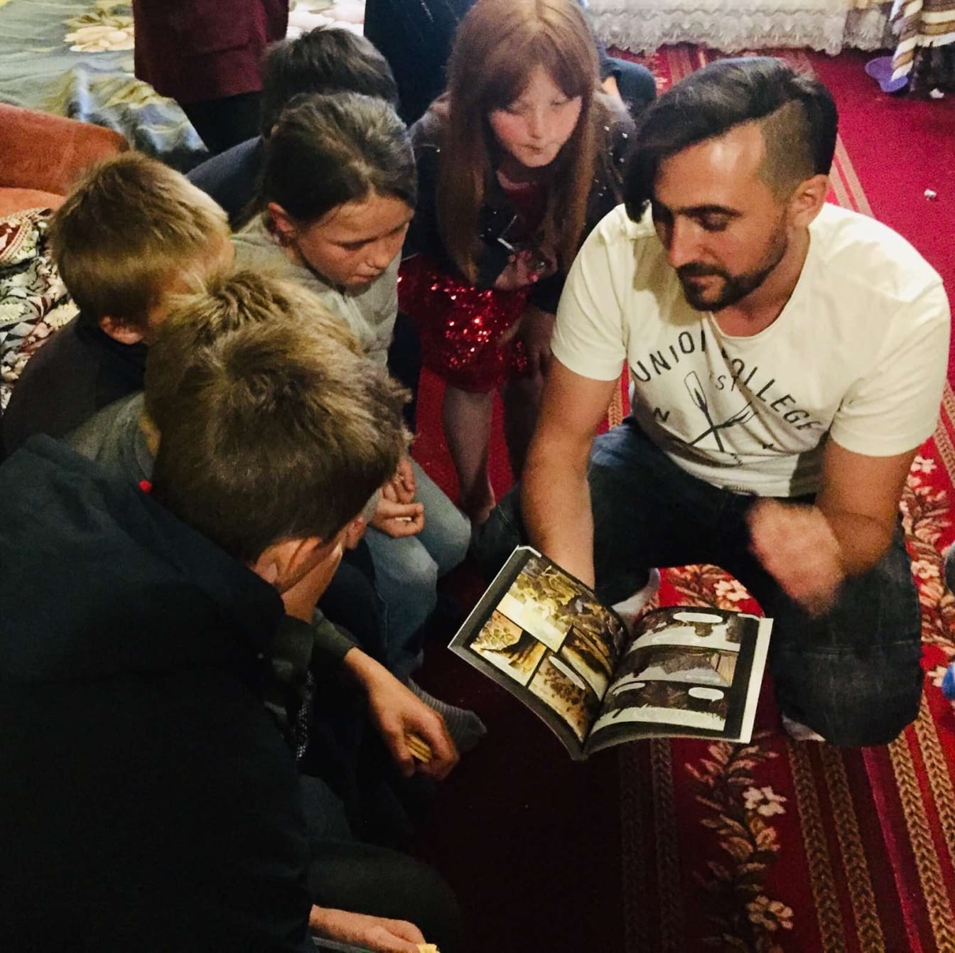 Oleksa gives the kids a closer look at Good and Evil.