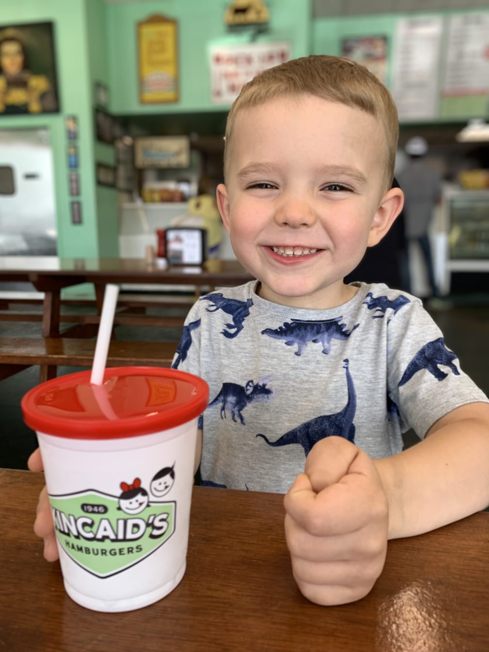 David gets his turn on a guy’s outing with Dad.